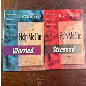 Help Me I’m Worried / Help Me I’m Stressed - Lot of 2 by Joyce Meyer